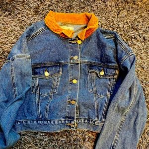 PacSun Corduroy Collar Trucker Jacket